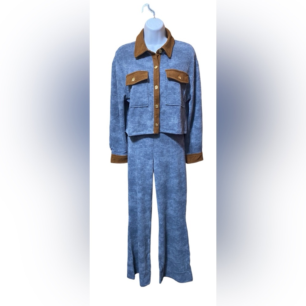 NWT Mineral Wash Corduroy Pant Set - Picture 2 of 5